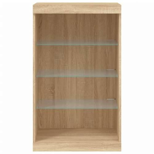 Komoda s LED svjetlima boja hrasta sonome 60,5x37x100 cm - sonoma hrast 1 Cijena
