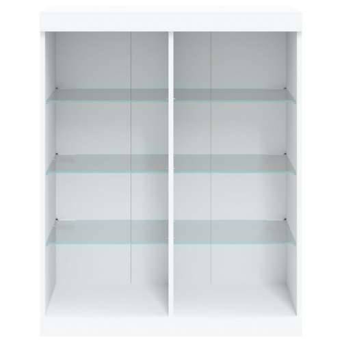 Komoda s LED svjetlima bijela 81x37x100 cm - Bijela 1 Cijena