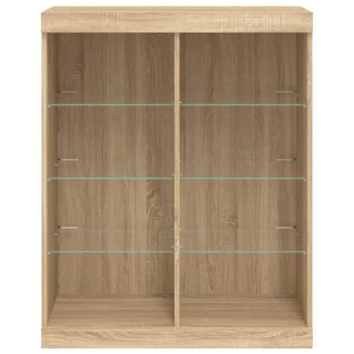 Komoda s LED svjetlima boja hrasta sonome 81x37x100 cm - sonoma hrast 1 Cijena