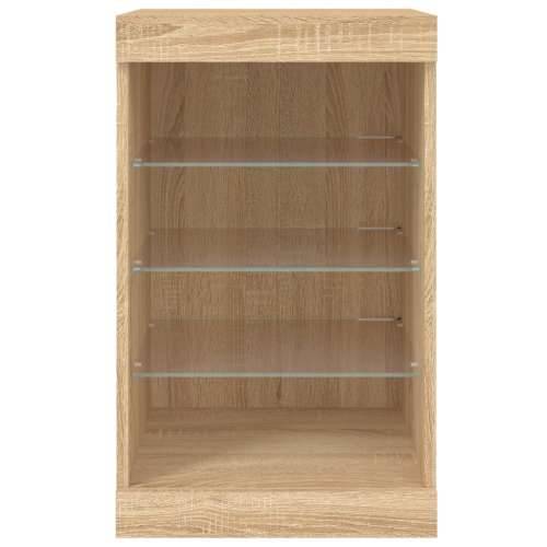 Komoda s LED svjetlima boja hrasta sonome 41x37x67 cm - sonoma hrast 1 Cijena