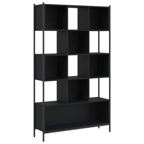 Regal za knjige crni 102x28x172 cm od konstruiranog drva - Crna 1 Cijena