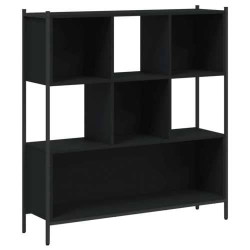 Regal za knjige crni 102x28x172 cm od konstruiranog drva - Crna 1 Cijena