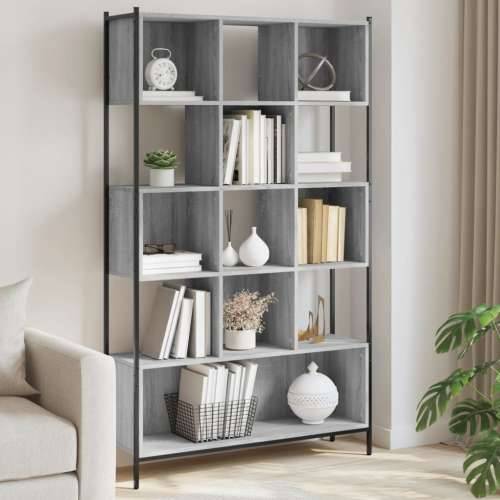 Regal za knjige boja hrasta 102x28x172 cm konstruirano drvo - Sivi hrast sonoma 1 Cijena