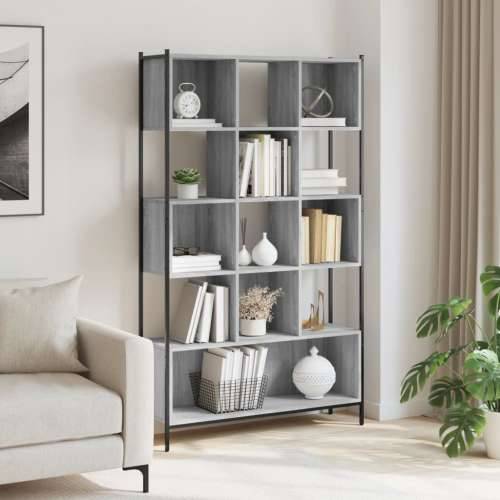 Regal za knjige boja hrasta 102x28x172 cm konstruirano drvo - Sivi hrast sonoma 1 Cijena