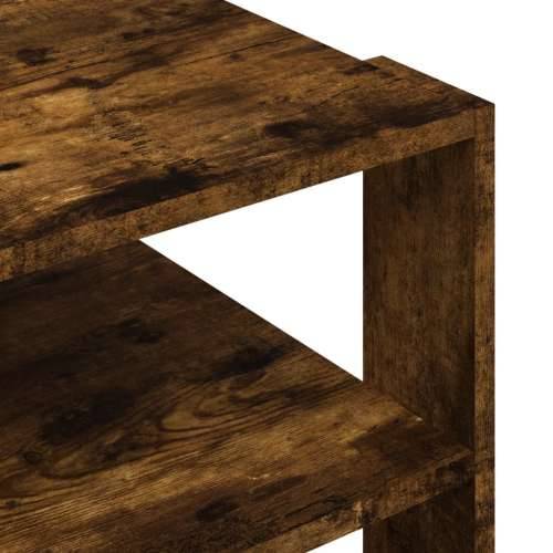 Stolić za kavu boja hrasta 59,5x59,5x40 cm konstruirano drvo - Dimljeni hrast 1 Cijena
