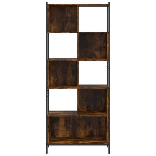 Regal za knjige boja hrasta 72x28x172 cm od konstruiranog drva Dimljeni hrast 1 Cijena