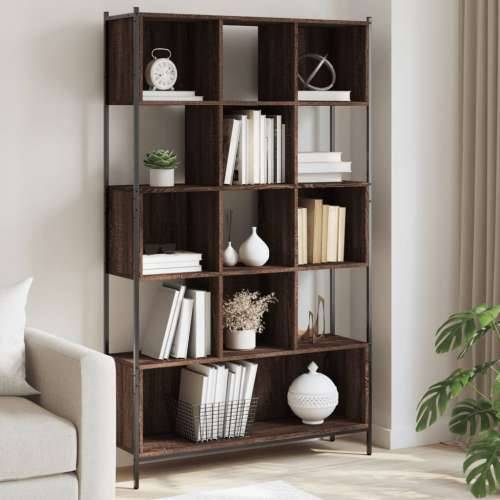 Regal za knjige boja hrasta 102x28x172 cm od konstruiranog drva - Smeđi hrast 1 Cijena