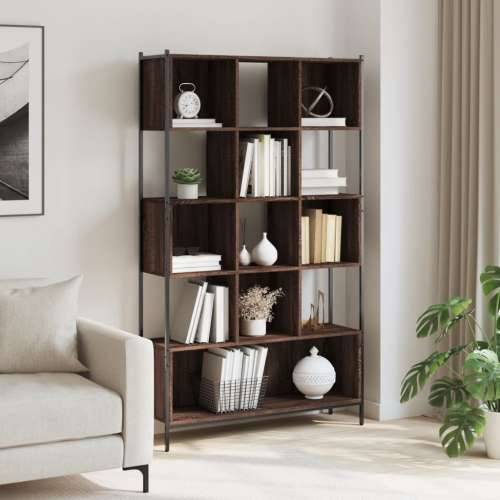 Regal za knjige boja hrasta 102x28x172 cm od konstruiranog drva - Smeđi hrast 1 Cijena