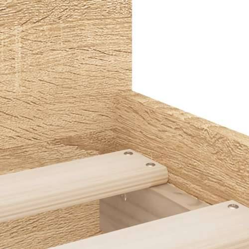 Okvir kreveta s ladicama boja hrasta 100 x 200 cm - sonoma hrast 100 x 200 cm Cijena