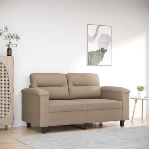 Dvosjed smeđesivi 120 cm od mikrovlakana - Sivo-smeđa 120 cm Cijena