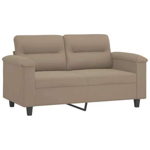 Dvosjed smeđesivi 120 cm od mikrovlakana - Sivo-smeđa 120 cm Cijena