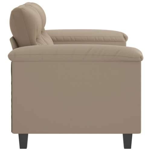 Dvosjed smeđesivi 120 cm od mikrovlakana - Sivo-smeđa 120 cm Cijena