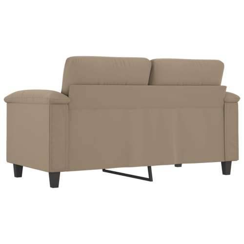 Dvosjed smeđesivi 120 cm od mikrovlakana - Sivo-smeđa 120 cm Cijena