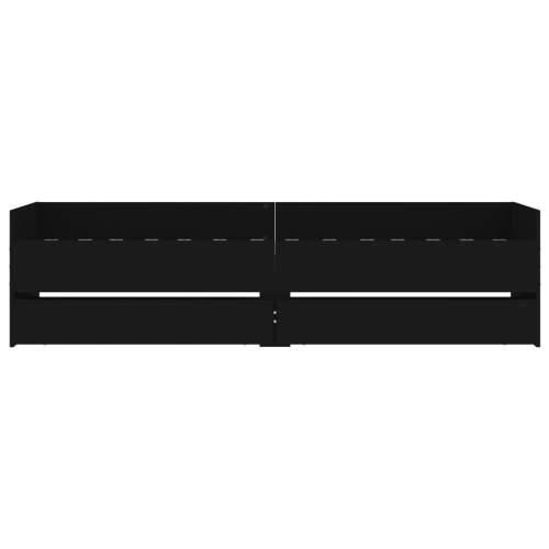 Okvir kreveta s ladicama crni 100 x 200 cm - Crna 100 x 200 cm Cijena
