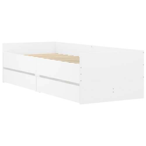 Okvir kreveta s ladicama bez madraca bijeli 90x200 cm - Bijela 90 x 200 cm Cijena