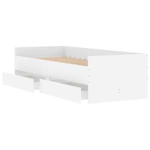 Okvir kreveta s ladicama bez madraca bijeli 90x200 cm - Bijela 90 x 200 cm Cijena