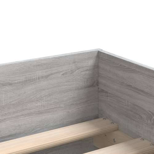 Okvir kreveta s ladicama siva boja hrasta 90x200 cm - Sivi hrast sonoma 90 x 200 cm Cijena