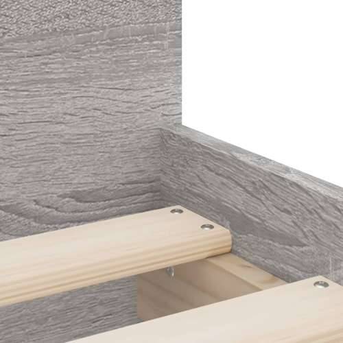 Okvir kreveta s ladicama siva boja hrasta 100 x 200 cm - Sivi hrast sonoma 100 x 200 cm Cijena