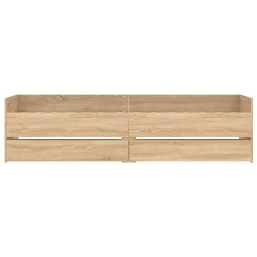 Okvir kreveta s ladicama boja hrasta 90x200 cm - sonoma hrast 90 x 200 cm Cijena