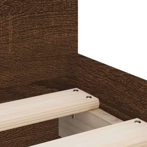 Okvir kreveta s ladicama boja hrasta 100 x 200 cm - Smeđi hrast 100 x 200 cm Cijena