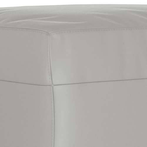 3-dijelni set sofa s jastucima svjetlosivi od mikrovlakana - Svjetlosiva S osloncem za noge Cijena