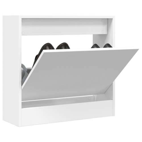 Ormarić za cipele bijeli 60 x 21 x 57 cm od konstruiranog drva - Bijela 60 x 21 x 57 cm 1 Cijena