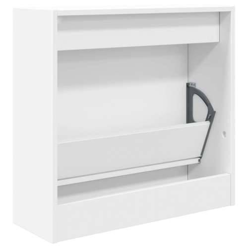 Ormarić za cipele bijeli 60 x 21 x 57 cm od konstruiranog drva - Bijela 60 x 21 x 57 cm 1 Cijena