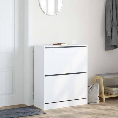 Ormarić za cipele bijeli 80 x 34 x 96,5 cm konstruirano drvo - Bijela 80 x 34 x 96.5 cm 1 Cijena