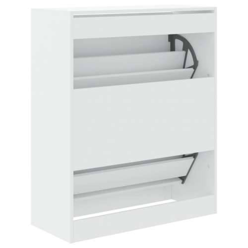 Ormarić za cipele bijeli 80 x 34 x 96,5 cm konstruirano drvo - Bijela 80 x 34 x 96.5 cm 1 Cijena