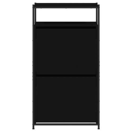 Ormarić za cipele crni 60 x 34 x 112 cm od konstruiranog drva - Crna 1 60 cm Cijena