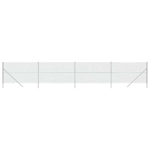 Lančana ograda srebrna 1,4 x 10 m Cijena