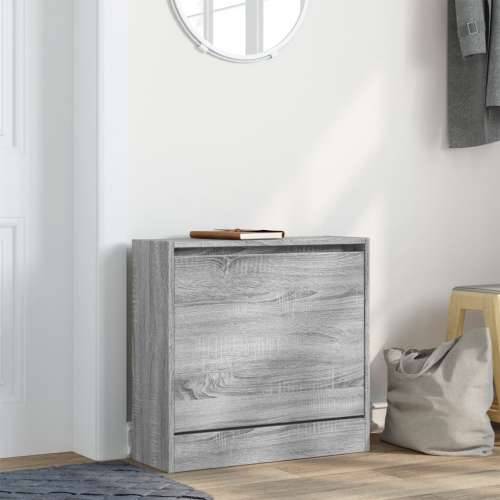 Ormarić za cipele boja hrasta 60x21x57 cm konstruirano drvo - Sivi hrast sonoma 60 x 21 x 57 cm 1 Cijena