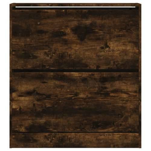 Ormarić za cipele dimljeni hrast 80x21x87,5cm konstruirano drvo - Dimljeni hrast 80 x 21 x 87.5 cm 1 Cijena