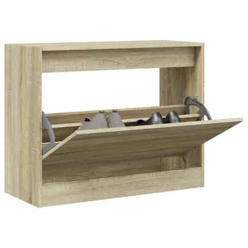 Ormarić za cipele boja hrasta 80x34x63 cm konstruirano drvo - sonoma hrast 80 x 34 x 63 cm 1 Cijena