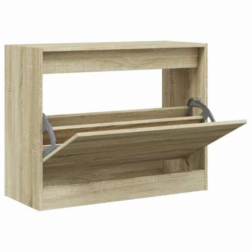 Ormarić za cipele boja hrasta 80x34x63 cm konstruirano drvo - sonoma hrast 80 x 34 x 63 cm 1 Cijena