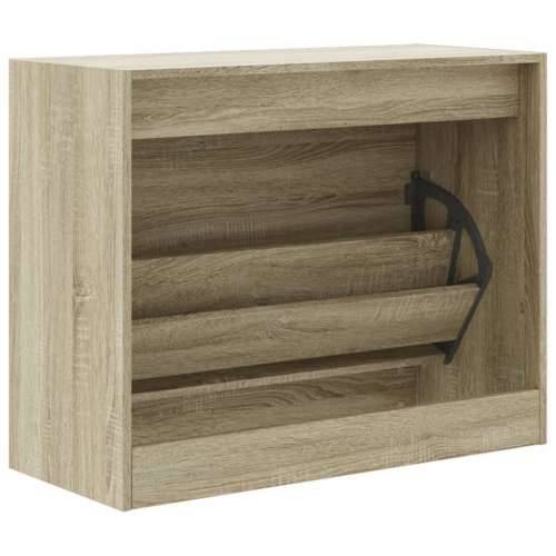 Ormarić za cipele boja hrasta 80x34x63 cm konstruirano drvo - sonoma hrast 80 x 34 x 63 cm 1 Cijena