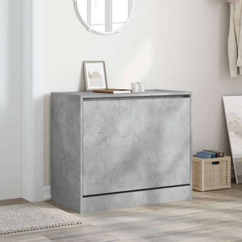 Ormarić za cipele boja betona 80x42x69 cm konstruirano drvo - Beton siva 80 x 42 x 69 cm 1 Cijena