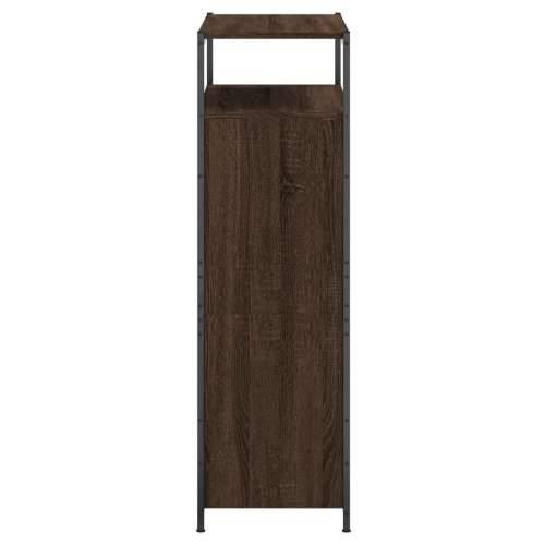 Ormarić za cipele boja hrasta 75x34x112 cm konstruirano drvo - Smeđi hrast 1 75 cm Cijena