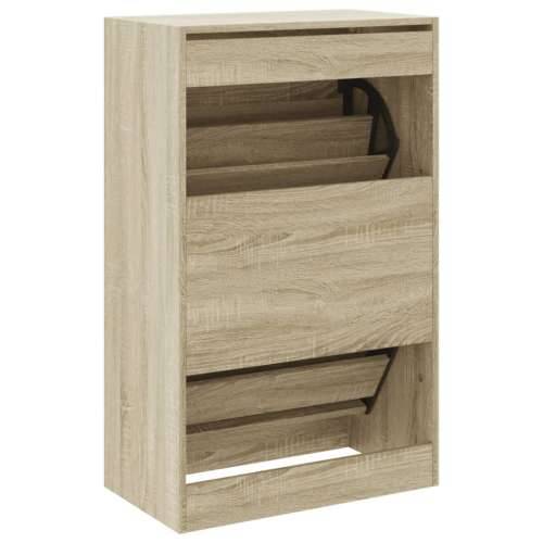 Ormarić za cipele boja hrasta 60x34x96,5 cm konstruirano drvo - sonoma hrast 60 x 34 x 96.5 cm 1 Cijena