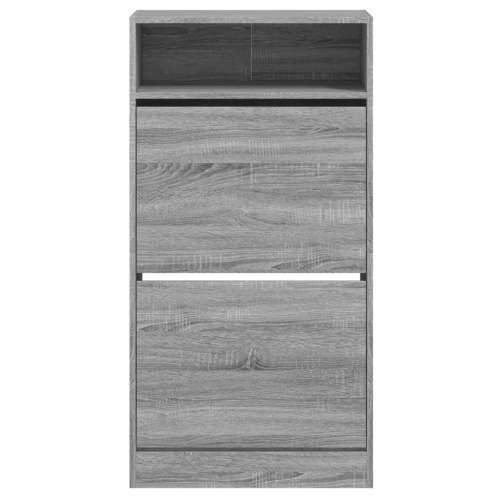 Ormarić za cipele boja hrasta 60x34x116 cm konstruirano drvo - Sivi hrast sonoma 1 60 cm Cijena