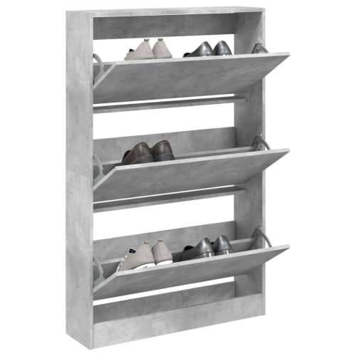 Ormarić za cipele boja betona 80x21x125,5 cm konstruirano drvo - Beton siva 80 x 21 x 125.5 cm 1 Cijena