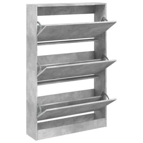 Ormarić za cipele boja betona 80x21x125,5 cm konstruirano drvo - Beton siva 80 x 21 x 125.5 cm 1 Cijena