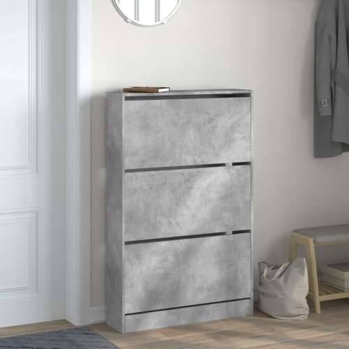 Ormarić za cipele boja betona 80x21x125,5 cm konstruirano drvo - Beton siva 80 x 21 x 125.5 cm 1 Cijena