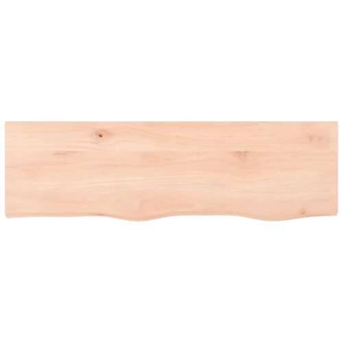 Kupaonska radna ploča 100x30x(2-6) cm netretirano masivno drvo - Prirodna 100 x 30 x 6 cm Cijena