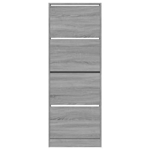 Ormarić za cipele boja hrasta 60x21x163,5 cm konstruirano drvo - Sivi hrast sonoma 60 x 21 x 163.5 cm 1 Cijena