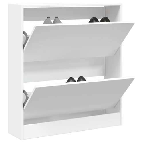 Ormarić za cipele bijeli 80x21x87,5 cm od konstruiranog drva - Bijela 80 x 21 x 87.5 cm 1 Cijena