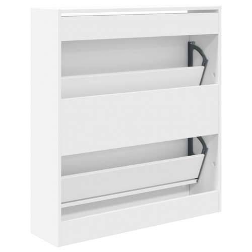Ormarić za cipele bijeli 80x21x87,5 cm od konstruiranog drva - Bijela 80 x 21 x 87.5 cm 1 Cijena