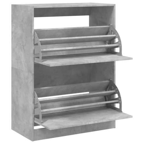Ormarić za cipele s 2 ladice siva boja betona 80x42x108 cm - Beton siva 80 x 42 x 108 cm 1 Cijena