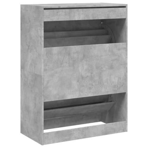 Ormarić za cipele s 2 ladice siva boja betona 80x42x108 cm - Beton siva 80 x 42 x 108 cm 1 Cijena