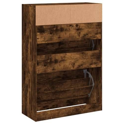 Ormarić za cipele s 2 ladice boja hrasta 80 x 34 x 116 cm - Dimljeni hrast 1 80 cm Cijena
